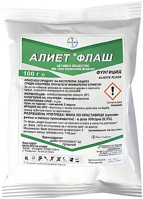 Алиет Флаш — Системен фунгицид Bayer срещу мана
