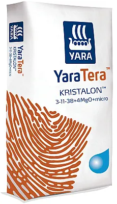 Кристалон Кафяв 3-11-38+4 — NPK тор за зреене